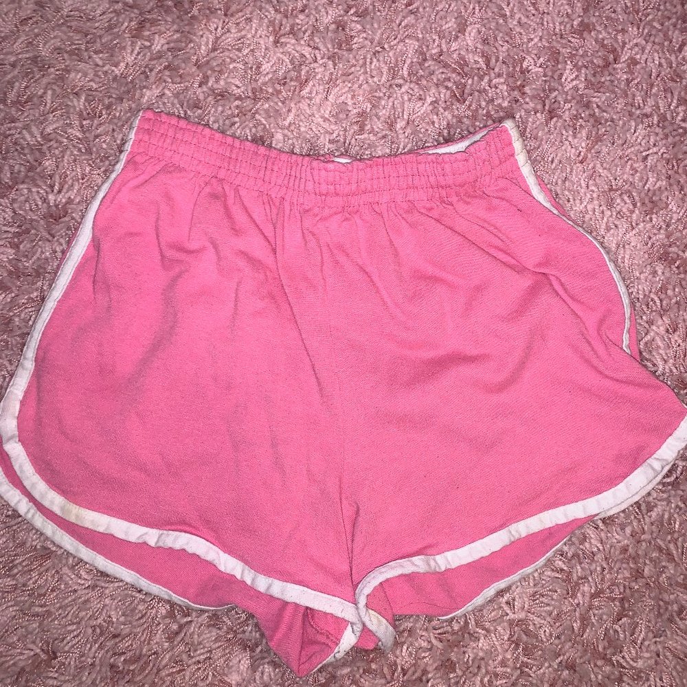 Soffe Shorts, Pink - Small, Purple - Medium